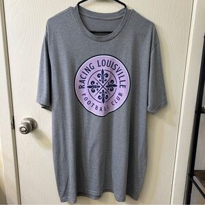 Women’s Racing Louisville Football Club Gray T-Shirt, XL